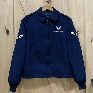 US Air Force USAF Jacket Man's Lightweight W/ Removable Liner Poly/Wool 10L VGC